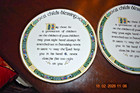 2 Vintage Royal Tara Fine Bone China Irish Childs Blessing Plate — photo 2