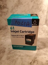 New WEXFORD Inkjet Cartridge Replaces HP 61 Black Ink Cartridges Brand New