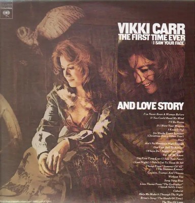 2xLP Vikki Carr The First Time Ever (I Saw Your Face) And Love Story Columbia