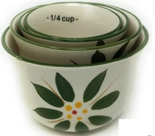 Temp-tations Measuring Cups VIVID GREEN Nestable Nesting Stacking K42700