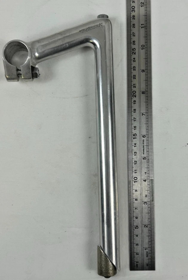 Nitto Technomic 254 mm Extra Alto Pluma Cuello Vástago 22.2mm x 25.4mm Abrazadera 1 pulgada Foto 2 de 4