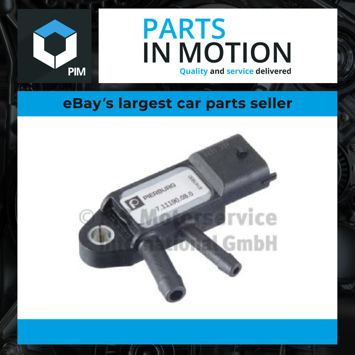Sensor, exhaust pressure fits SUZUKI Pierburg 1821553SA0 1859067JB0 Quality New