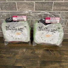 Lot Of 2 Thirty-One Littles Snowman Carry-All Caddy Christmas Tote 31 NEW