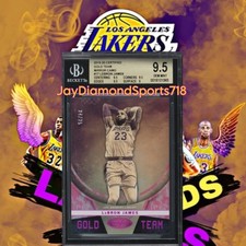 2019 Certified Gold Team Mirror Camo LeBron James /25 #17 BGS 9.5 GEM MINT