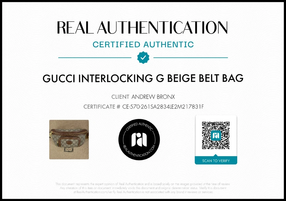 Bolsa tiracolo Gucci GG monograma intertravamento G couro lona bege 682933 - Imagem 2 de 4