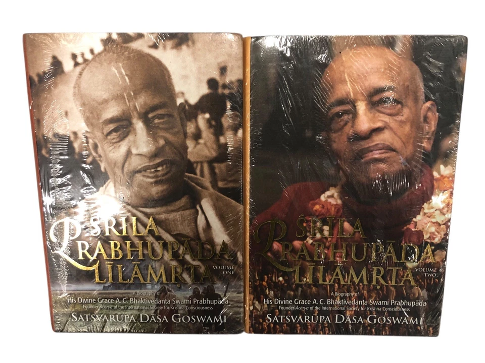 Srila Prabhupada Lilamrta Band 1 & 2 rare book set New Sealed - Image 2 of 4