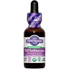 Oregon's Wild Harvest Biodynamic ToTheRescue Herbal Tonic,Echinacea Blend,1FlOz