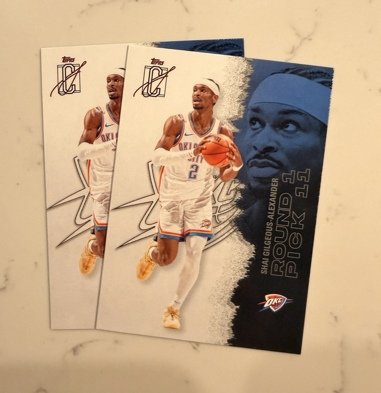 Topps Signature Class 2025-26 Shai Gilgeous-Alexander #54 LOT OF 2