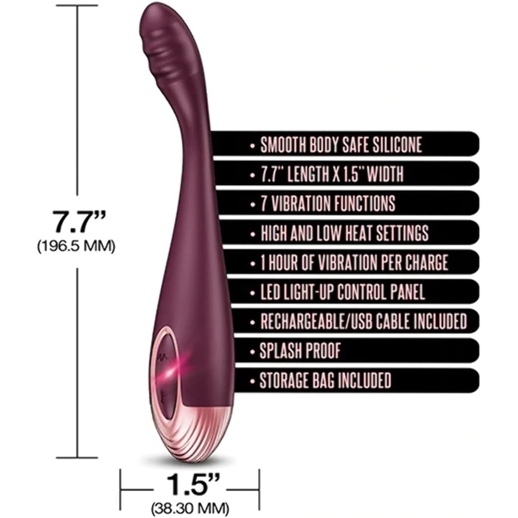 Women Mini powerful Bullet Shape 7 Speed Vibrating Massage Rechargeable