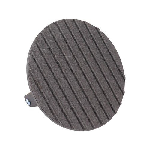 Grill Press Cast Iron Ridge Comfortable Wooden Handle Round Meat Press - Picture 11 of 22