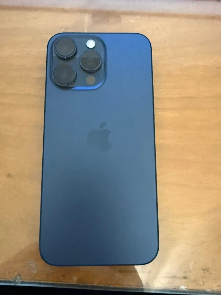 Apple iPhone 15 Pro Max 256GB Blue Titanium (AT&T) – 100% Battery – Pristine! - Image 2 of 4