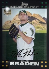 2007 Topps Updates & Highlights #UH165 Dallas Braden
