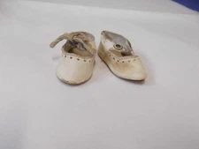 Pair of antique doll shoes, cute style