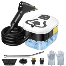 2500W Steam Cleaner, 6-Level Adjustable, High Pressure for Home, Car, Kitchen