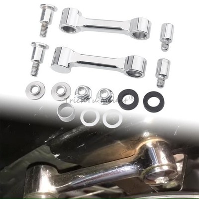 For Harley Softail Springer FXSTS 1993-06 Chrome Front Fender Mount Bracket Kit
