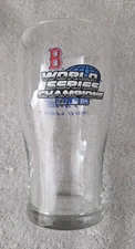 Bud Light Boston Red Sox 2004 World Series Champions Pint Beer Glass