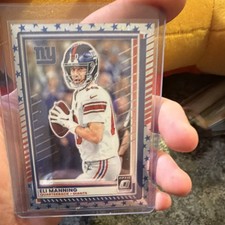Panini Donruss Optic 2025 Stars Prizm Eli Manning #184 New York Giants Card
