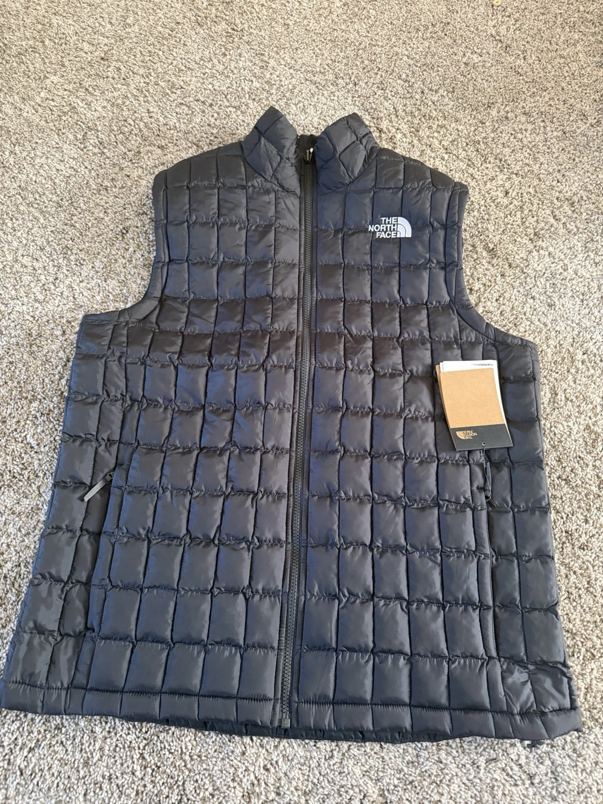 The North Face Men's Thermal Insulated Lightweight Vest Size Large TNF Black