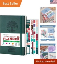 Weekly Planner 2027, Jan 2027 - Dec 2027 Calendar Planner with Soft Cover,