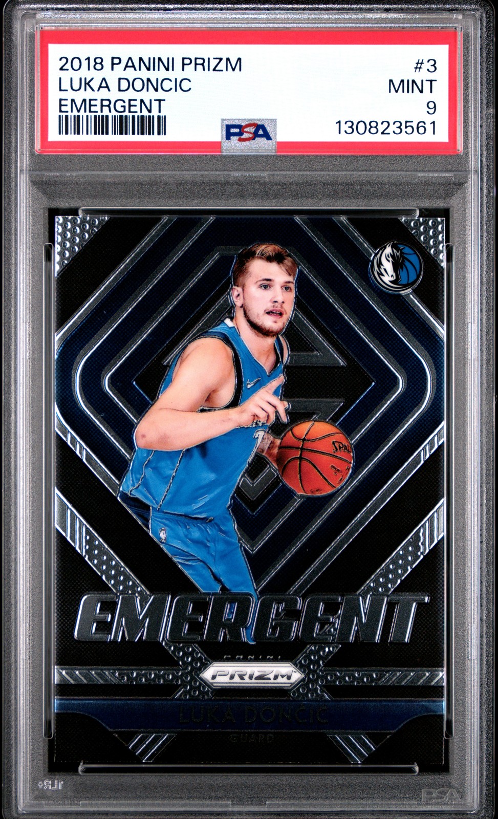 2018 Panini Prizm Emergent #3 Luka Doncic Emergent Rookie PSA 9 MINT