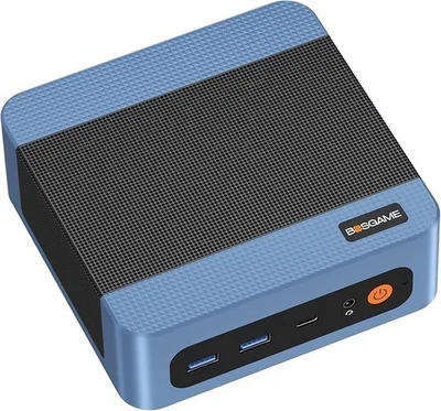 BOSGAME Mini PC Ryzen 5 5300U 16GB 1TB SSD WLAN BT HDMI 4K Dual LAN USB C Win 11 Pro