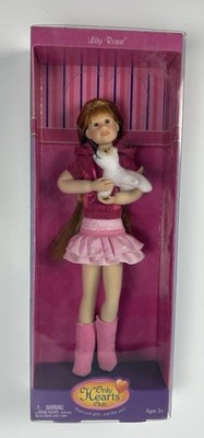 Only Hearts Club LILY ROSE DOLL NIB! 00105 NRFB! 2007 With Her Dog! Pink Outfit!