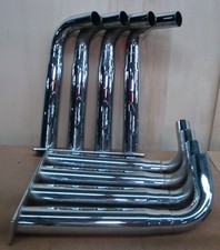 Vintage Arias Bbc Chevrolet Dragster Funny Car Zoomie Chrome Exhaust Headers