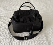 Borsa BRIC'S borsa da viaggio cosmetici nera borsa a tracolla valigia pelle nylon