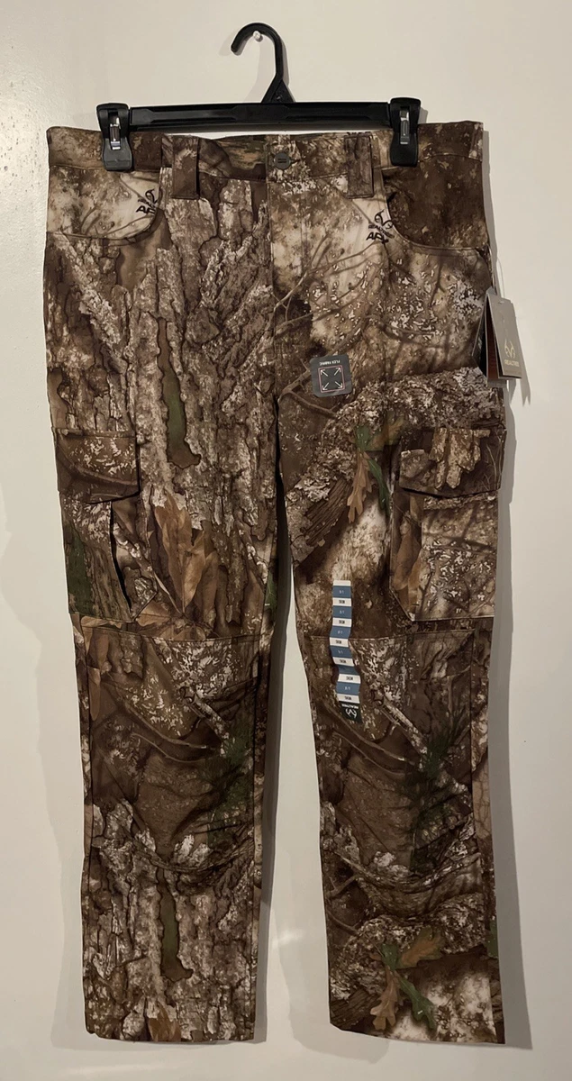 Petite Pantalon cargo droit kaki camouflage taille basse cordons