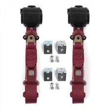 Early Cars 1900 - 1927 Standard 3pt BURG Seat Kit w/Brackets-2 Belts  