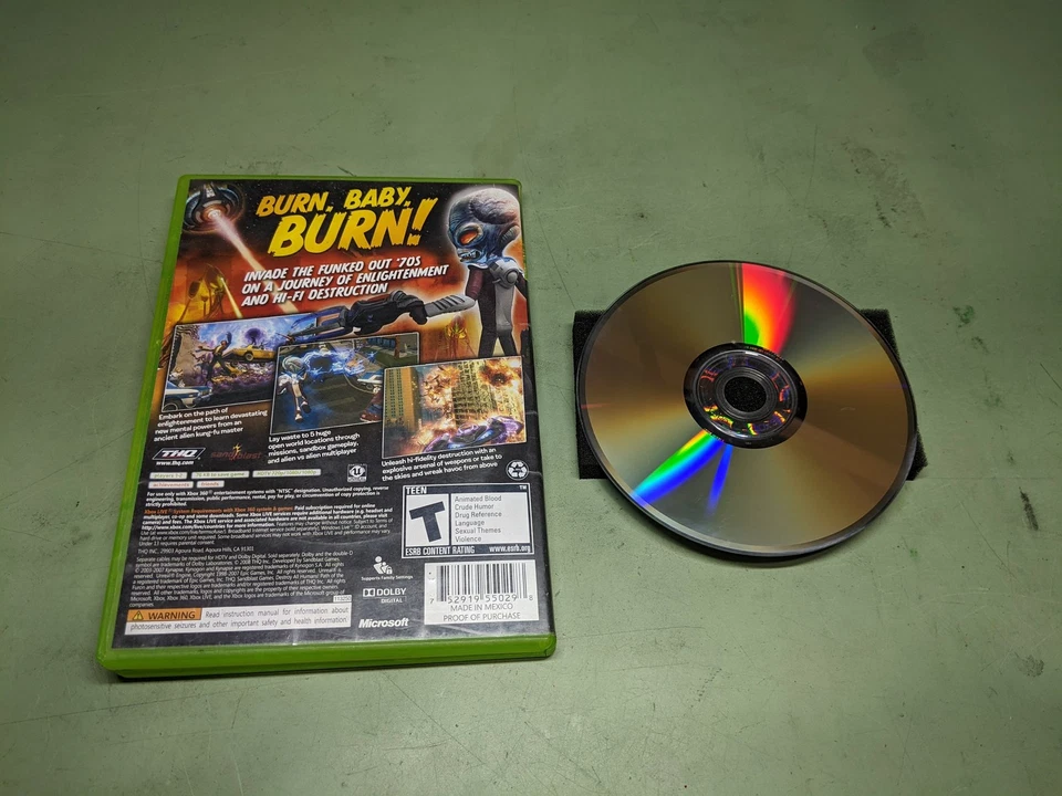 Destroy All Humans: Path of the Furon Microsoft XBox360 Disk and Case - Image 2 of 4
