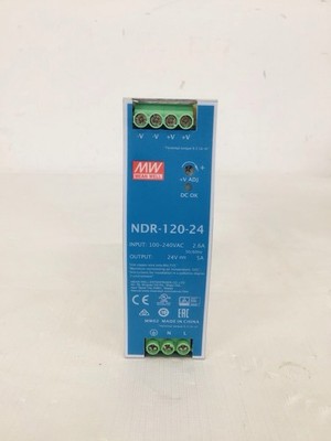 Mean Well NDR-120-24.  AC TO DC Single Output Industrial DIN Rail Power Supply.