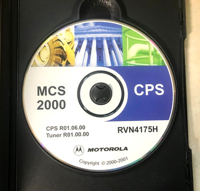 Motorola RVN4175H MCS2000 CPS R01.06.00 Tuner R01.00.00 Software CD Genuine OEM