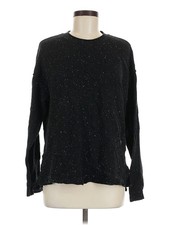 DKNY Jeans Women Black Pullover Sweater M