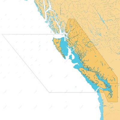 C-MAP Reveal Coastal - British Columbia and Puget Sound, Map Card for Marine...