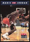 1992 SkyBox USA Magic on Michael Jordan Basketball Card #105 - Chicago Bulls