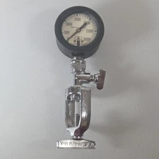 Vintage Aqua Lung 12527 3000 PSI Pressure Gauge Valve U.S. Divers Co. - UNTESTED