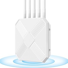 Mugatol AX3000 Outdoor WiFi 6 Extender - Outdoor Access Point - Long-Range D...