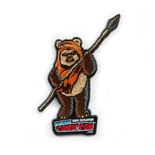Star Wars Ewok Wicket Exclusive Collectible Character Pin  Measures 2.5 Inches