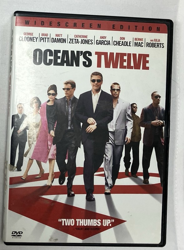 Ocean's Twelve, DVD, widescreen--Danny Ocean returns for another heist!