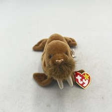 TY Beanie Baby PAUL the Walrus Tusks Sea Mammal Whiskers 1999 MWMTs