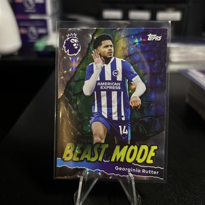 Topps Premier League Beast Mode Parallel Geoginio Rutter 2025/26 Brighton