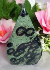 4" 117g A+ Kambaba Jasper Crystal Flame Tower Freeform Stone Carving