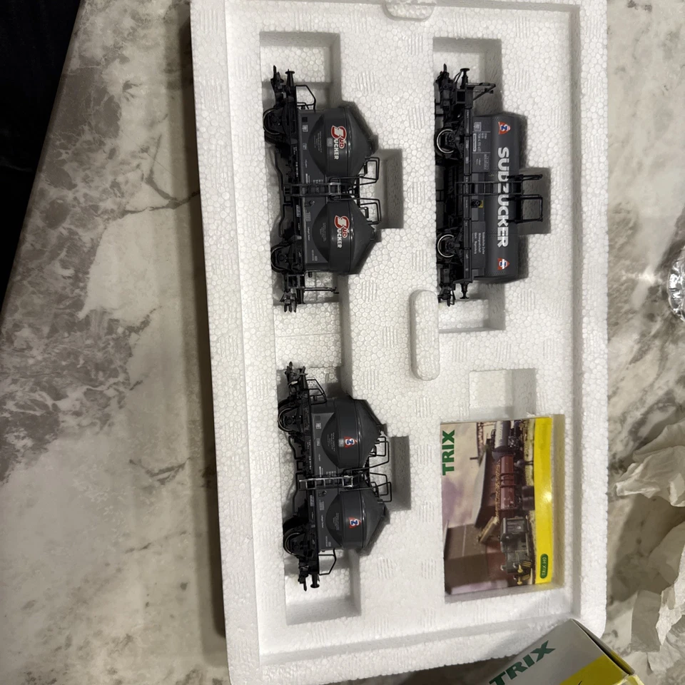Trix H0 24066 "Südzucker" 3 Car Set One-time series NIB HO2155 - Image 2 of 2