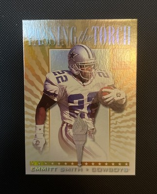 1999 donruss elite Passing the torch Emmitt smith/Fred taylor #4  S#1457/1500