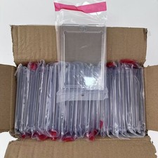 30 Pack Magnetic Trading Sports Card Holders 35pt One-Touch Hard UV Protection