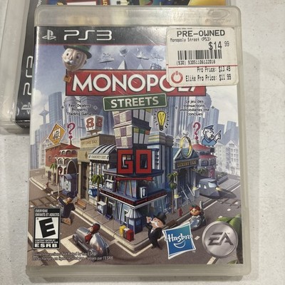 Monopoly Streets PS3 Game w/ Manual