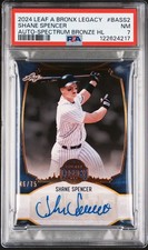2024 A Bronx Legacy Autograph #BASS2 Shane Spencer Spectrum Bronze /75 PSA 7