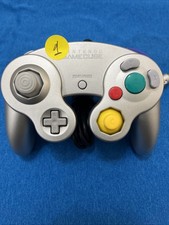 OEM Nintendo GameCube Controller Silver Platinum Official Joystick T2