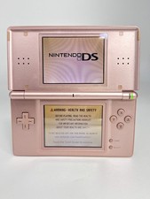 Nintendo DS Lite USG-001 Metallic Rose Console 48 Bad Hinge